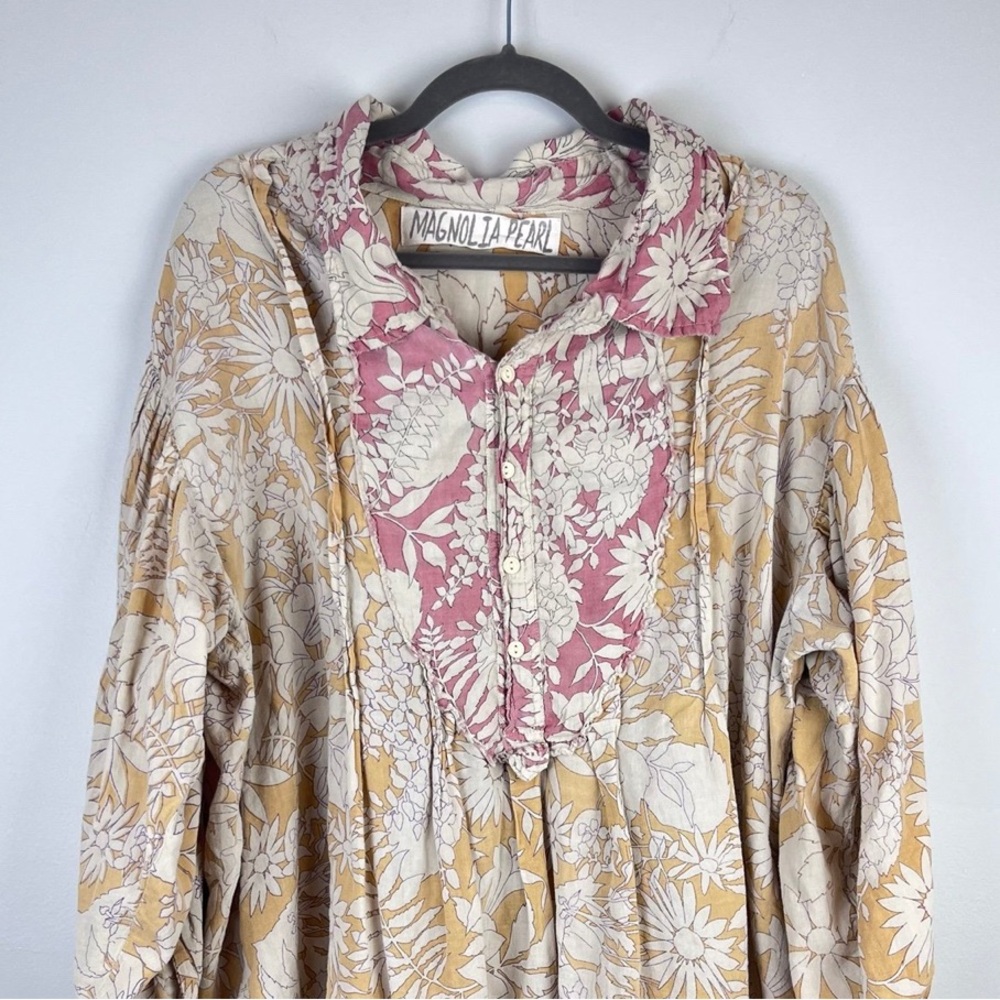 Magnolia Pearl Tora Henley Full Sleeve O/S NWT - Picture 2 of 3